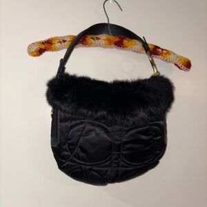 Rabbit Fur COACH bag